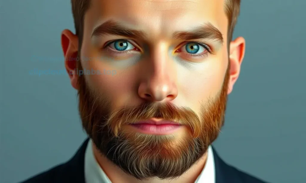A well-groomed man with a neatly trimmed beard, clean-shaven cheeks, and a professional appearance, showing a freshly styled beard that looks tidy and intentional, high quality, realistic lighting, detailed facial hair texture, natural skin tones, studio portrait style